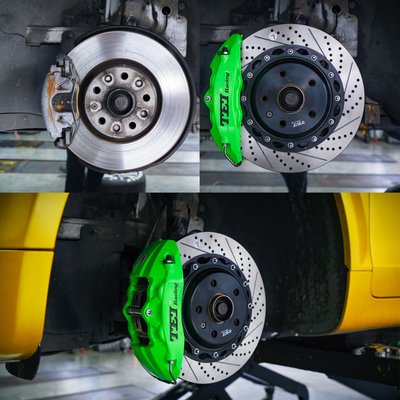 Audi TT /TT RS Front BBK Big Brake Kit 4 Piston Forged Two Pieces Caliper With Disc Rotor 17 Inch Car