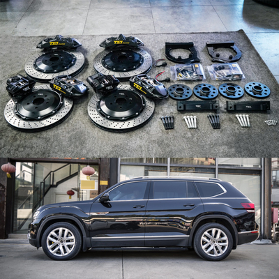 購入 VWの大きなブレーキキットを鍛える フロント6ピストンとバック4ピストンキャリパー オンライン製造