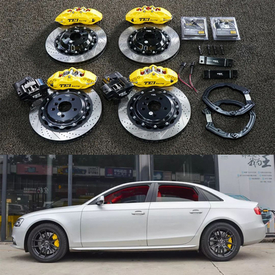 購入 BBK アウディ A4 B8 18インチ 車輪 フロント 6 とリア 4 ピストン カリパー EBP 機能を維持するために オンライン製造