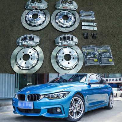 購入 4シリーズ18インチ車輪前後4ピストンブレーキキット 自動ブレーキシステム オンライン製造