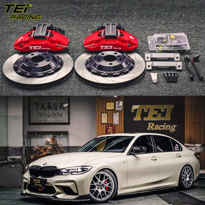 購入 後部ビッグブレーキキット 4ピストンキャリパー 355x28mmローターBBK自動ブレーキシステム BMW 3シリーズG28 19インチ車輪 オンライン製造