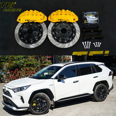 購入 フロント・ビッグ・ブレーキキット 6ピストン・キャリパー 355×28mmのローター付き BBK自動ブレーキシステム トヨタ RAV4 19インチ車輪 オンライン製造