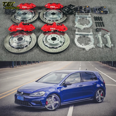 購入 フロント6ピストンとEブレーキブレーキ付き後部4ピストンブレーキシステム BBK自動ブレーキシステム フォルクスワーゲンゴルフR 19インチフレーム オンライン製造