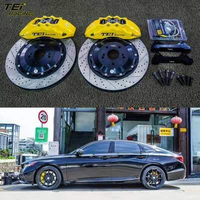 購入 フロントビッグブレーキキット 6ピストンキャリパー 378x32mmのローターBBK自動ブレーキシステム ホンダインスピア 19インチ車輪 オンライン製造