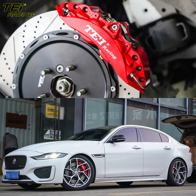 購入 前方6ピストンと後方4ピストンキャリパーとEブレーキキャリパー BBK自動ブレーキシステム ジャガー XEL 19インチフレーム オンライン製造
