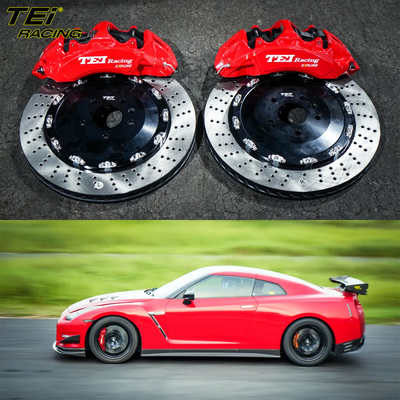 購入 フロントビッグブレーキキット 6 ピストンキャリパー 405x34mmのローター BBK自動ブレーキシステム ニッサン GTR 20 インチ車輪 オンライン製造
