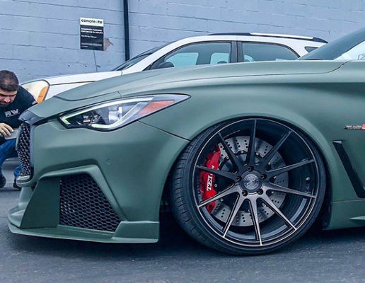 購入 インフィニティ Q60 大きいブレーキキット 6 ピストンキャリパー 405 * 34mm ロータ 20 インチ 前輪 オンライン製造
