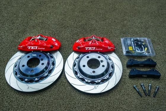 購入 前方大ブレーキキット 355x32mm スロットディスクローター付き BMW 3シリーズ 320 325 328 330 335 340 350 18インチホイール オンライン製造
