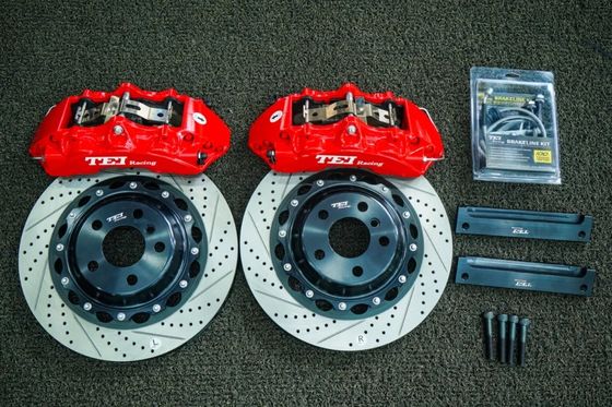 購入 前面6ピストンキャリパー 355x32mm ドリルスロットローター用 BMW 325 320 323 328 330 335 340 2010-2012 18インチホイール オンライン製造