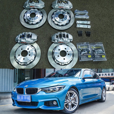 合金 BMW ビッグ ブレーキ キット 4 シリーズ 18 インチ車リム フロントとリア 4 ピストン ブレーキ キット自動ブレーキ システム