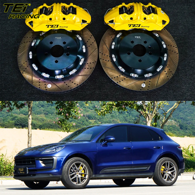 フロント・ビッグ・ブレーキキット 6 ピストン・キャリパー 405×34mmのローター付き BBK自動ブレーキシステム ポルシェ・マカンの20インチ車輪用