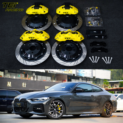 前方6ピストンと後方4ピストンキャリパー BBK自動ブレーキシステム BMW4シリーズG22 19インチフレーム