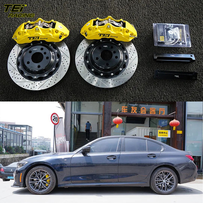 フロント・ビッグ・ブレーキキット 6 ピストン・キャリパー 355×32mmのローター付き BBK自動ブレーキシステム BMW 325Li 18インチ車輪